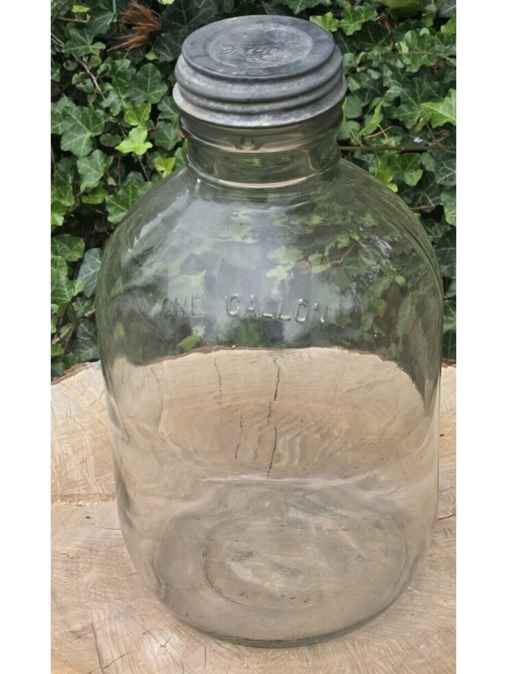 Ball One Gallon Canning Jar Zinc Lid 11"T #104128 2" Opening